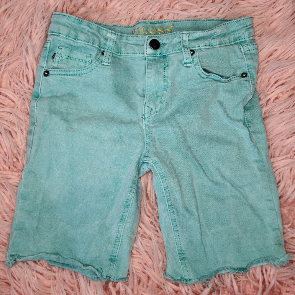 Girls Vigoss green bermuda shorts, sz 14